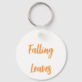 Eikels Herfst Herfst Sleutelhanger (Achterkant)