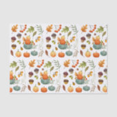 Eikels Pompoen Decoupage Tissuepapier, Herfst Tissuepapier (Voorkant)