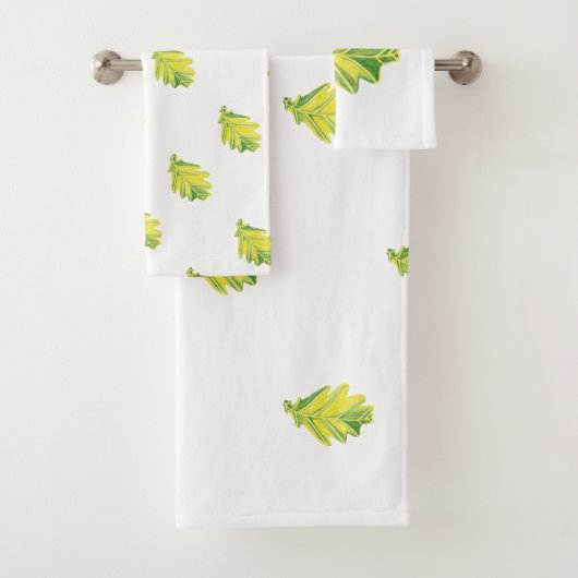 Eiken blad badhanddoeken bad handdoek (Insitu)