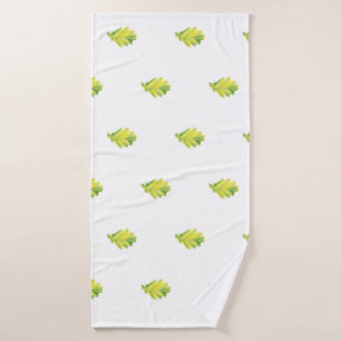Eiken blad badhanddoeken bad handdoek