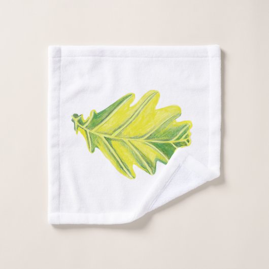 Eiken blad badhanddoeken bad handdoek (Wasdoekje)