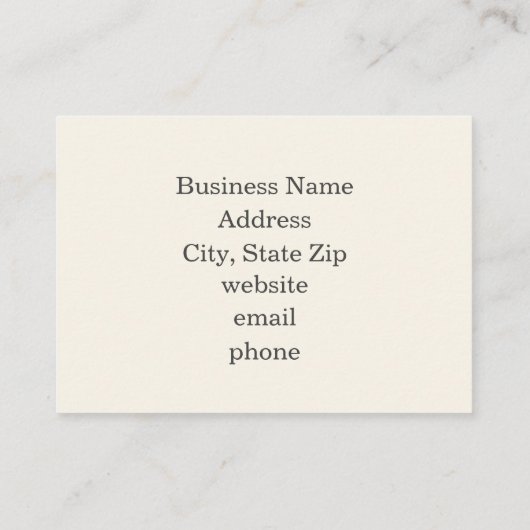 Eiken bladeren eikels botanische potlood tekening visitekaartje (Achterkant)