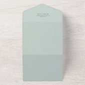  eiken boom bruiloft all in one uitnodiging (Buitenkant)