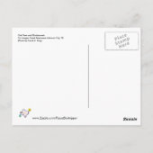 Eiken Boom en Bluebonnets dichtbij Johnson Stad, Briefkaart (Achterkant)