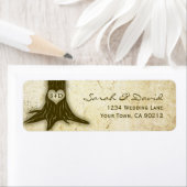  eiken boom string lichten bruiloft retour etiket (Insitu)