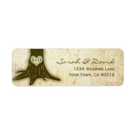  eiken boom string lichten bruiloft retour etiket