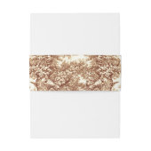 eiken boom takken bruiloft uitnodigingen wikkel (Achterkant Voorbeeld)