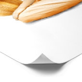 eiken boomschaafsel met adel Acorn Poster (Hoek)