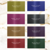 Eiken Brons Geborsteld Metaal Metaal Roestvrij Sta Visitekaartje