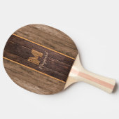 Eiken Paddle Tafeltennisbatje (Zijkant)