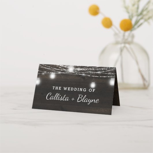 Eiken Ridge Rustiek Hout Gereserveerd Zitje Bruilo Plaatskaartje (Achterkant)