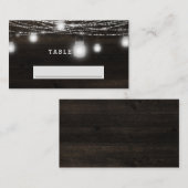 Eiken Ridge Rustieke Houten Zittafel Nummer Plaatskaartje (Voorkant / Achterkant)