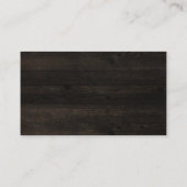 Eiken Ridge Rustieke Lichten Gereserveerde Zitten  Plaatskaartje (Achterkant)