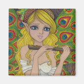 eiken sprookjesmagneet magneet (Voorkant)