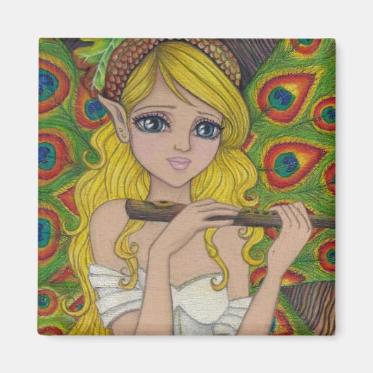 eiken sprookjesmagneet magneet (Voorkant)