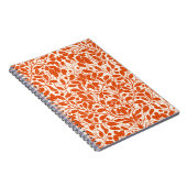 Eiken takken en bladeren, damast patroon in het do notitieboek (Rechterzijde)