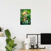 Eiken takken met eikels poster (Thuiskantoor)