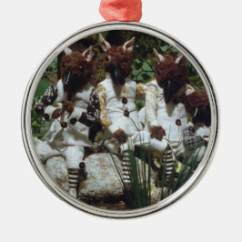 Eikenbewoners van Blood Tea en Red String Metalen Ornament