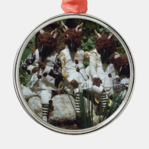 Eikenbewoners van Blood Tea en Red String Metalen Ornament