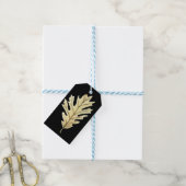 Eikenblad Aquarel Cadeaulabel (Met Touw)