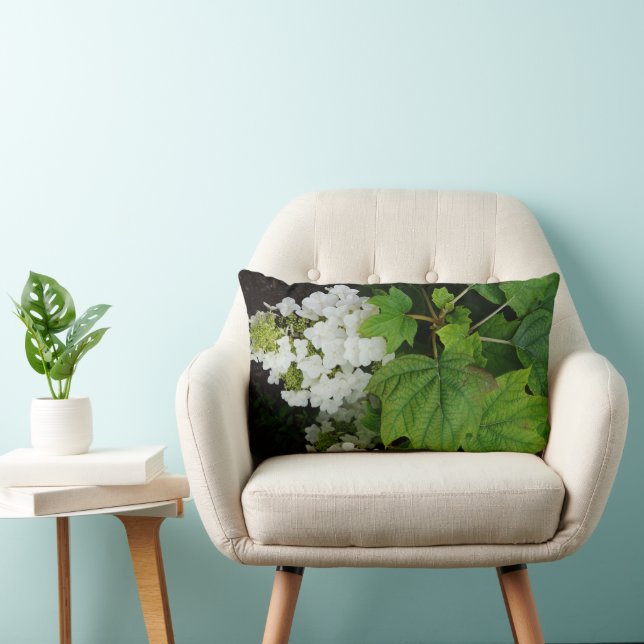 Eikenblad Hortensia Kussen (Stoel)