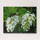 Eikenblad Hortensia Legpuzzel (Horizontaal)