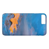 Eikenblad op steen in Rosseau rivier Case-Mate iPhone Case (Achterkant (Horizontaal))