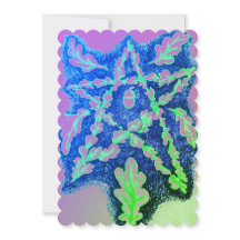 Eikenblad Pentagram Neon Kleurrijk