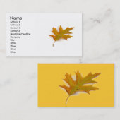 eikenblad-Visitekaartje Visitekaartje (Voorkant / Achterkant)