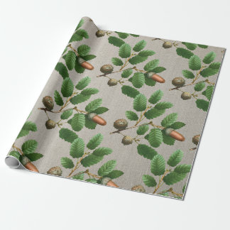 eikenbladeren cadeaupapier