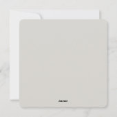 Eikenbladeren en eikels in donkere wateren feestdagenkaart (Achterkant)