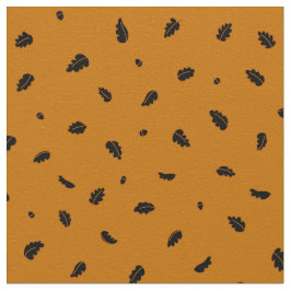 Eikenbladeren en eikels zwart op Sinaasappels stof