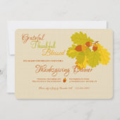 eikenbladeren en eikenboringen kaart (Voorkant)