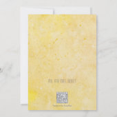 Eikenbladeren in de herfst ochtend na  kaart (Achterkant)