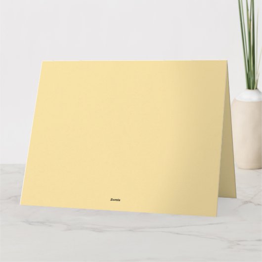 Eikenbladeren Kerstkaart van Thanksgiving Kaart (Achterkant)