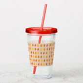 Eikenbladerenpatroon Acryl Drinkbeker (Achterkant)