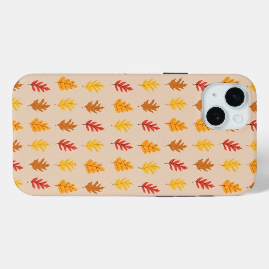 Eikenbladpatroon Case-Mate iPhone Case (Achterkant (horizontaal))