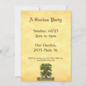  eikenbomen Aangepaste tuinbouwuitnodigingen Kaart (Achterkant)