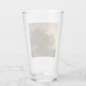 eikenbomen in een bos landschap (Woodland Scene) Glas (Achterkant)