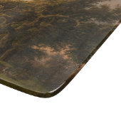 eikenbomen in een bos landschap (Woodland Scene) Snijplank (Hoek)