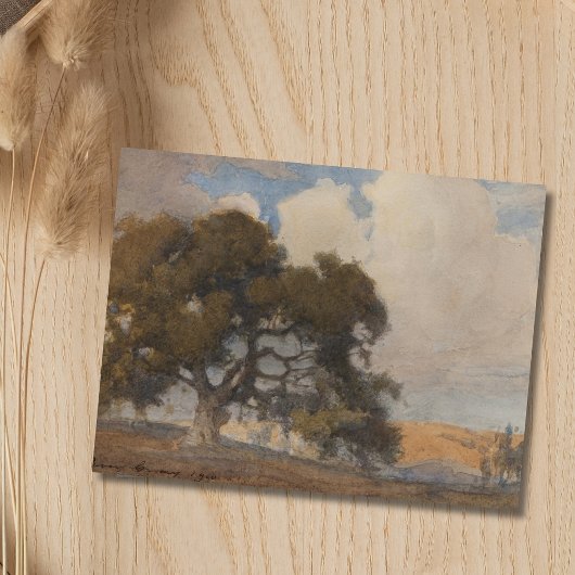Eikenboom (1910) - Majestueuze  Waterverf Briefkaart