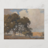 Eikenboom (1910) - Majestueuze  Waterverf Briefkaart (Voorkant)