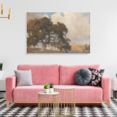 Eikenboom (1910) - Majestueuze Waterverf Canvas Afdruk (Insitu (Woonkamer))