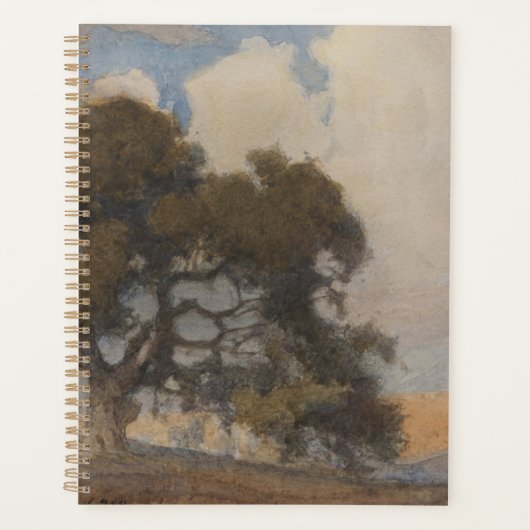 Eikenboom (1910) - Majestueuze Waterverf Planner (Voorkant)