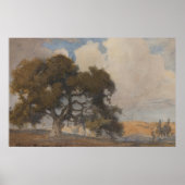 Eikenboom (1910) - Majestueuze  Waterverf Poster (Voorkant)