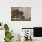 Eikenboom (1910) - Majestueuze  Waterverf Poster (Thuiskantoor)
