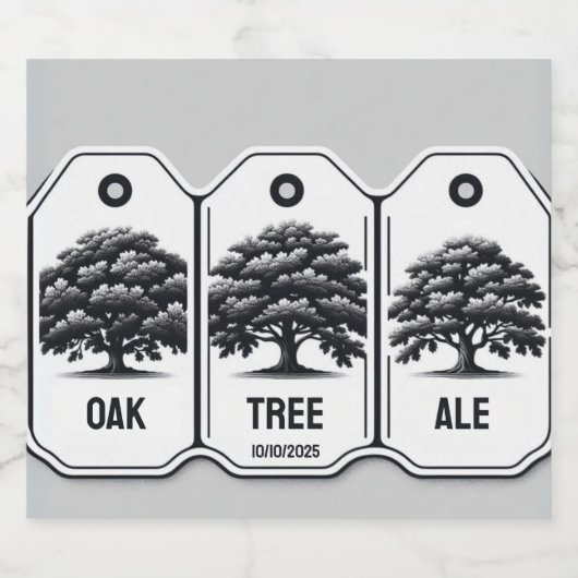 Eikenboom Ale Beer Label Bier Etiket (Enkel label)