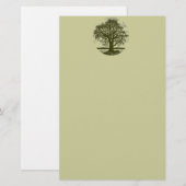 Eikenboom Briefpapier (Voorkant / Achterkant)