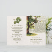  eikenboom Burlap vouwde weddenschappen uit (Staand voorkant)