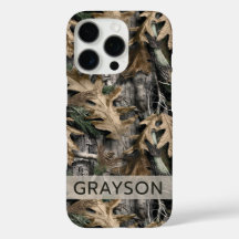Eikenboom camouflage gepersonaliseerde Case-Mate i